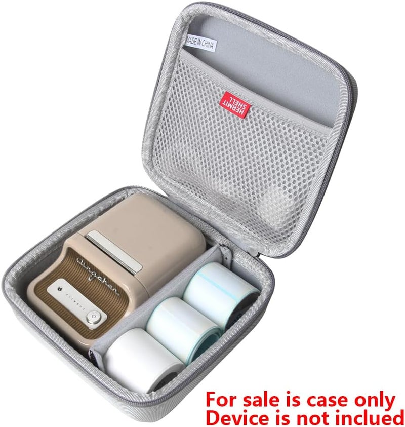 Hermitshell Hard Travel Case for NIIMBOT B21 Inkless Label Maker (White) - Image 2